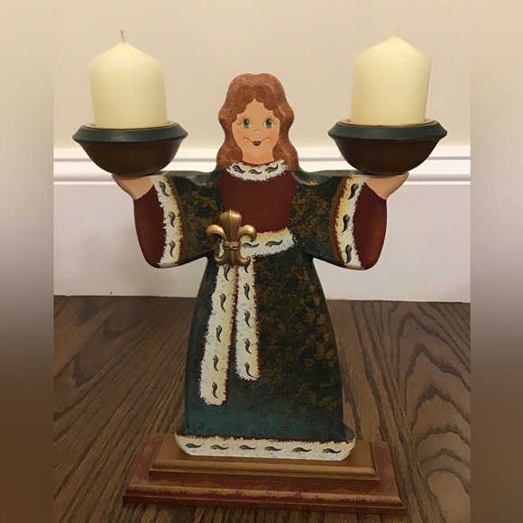 “Candleholder Girl” by Kathe Wohlfahrt ~ made in Germany - Picture 1 of 5